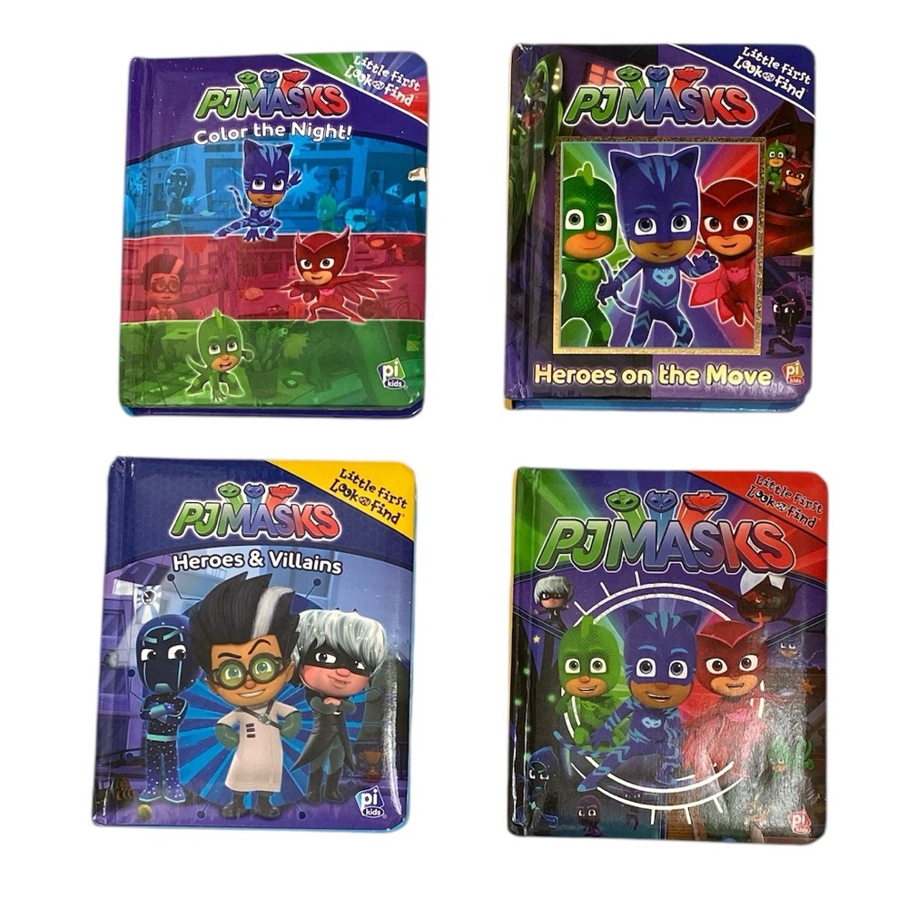 PJ Masks Board Book Lot Little First Look and Find PI Kids